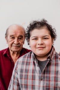 Elijah and his grandfather