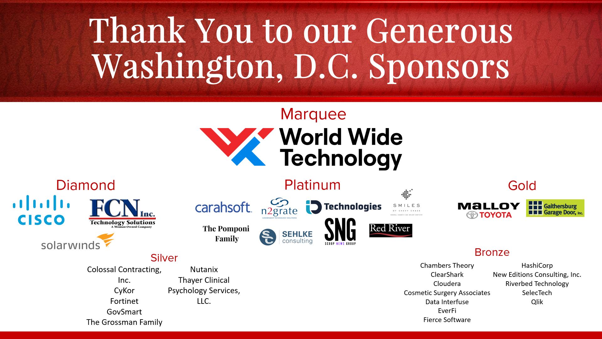 Sponsors